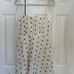 Polka Dot dress in White and Black